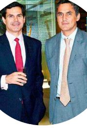 Alejandro Escobar, de Baker Botts, y Gabriel Anguiano, de Lloyd's.