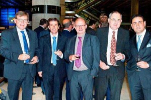 David Eacott, de Cooper Gay; Ronan Barret, de Alesco; Richard Gross, de Integra Adjusters; Gary Sullivan, de Rimkus; y Eduardo Couyoumdjian, Partner Winsurance.